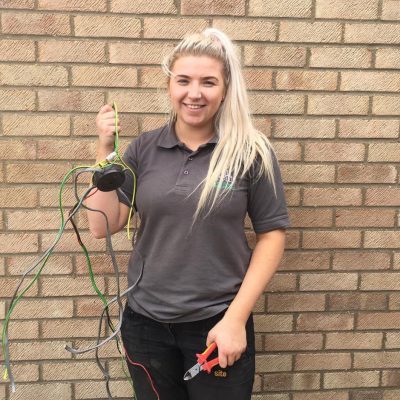 Full Circuit Electrical Female Technician
