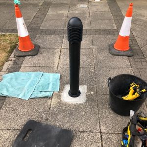 Full Circuit Electrical - After commercial bollard replacement