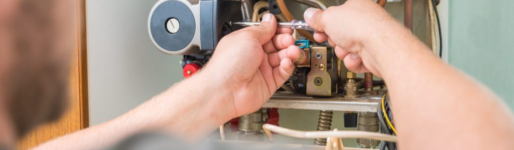 Boiler error codes - boiler being fixed by repair man